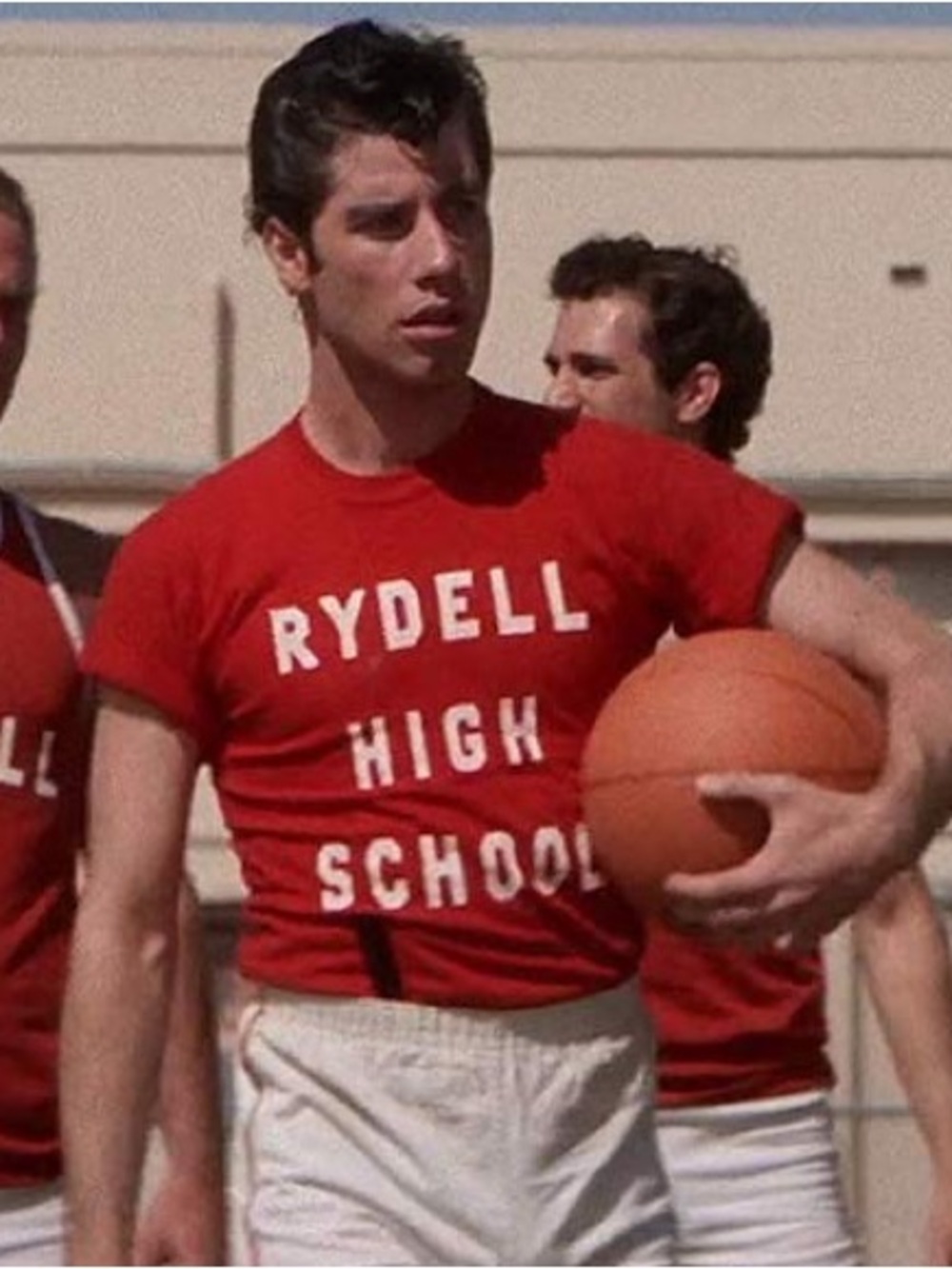 Grease Musical 'Rydell High School' Stretch Graphic Short Sleeve Tee size Large